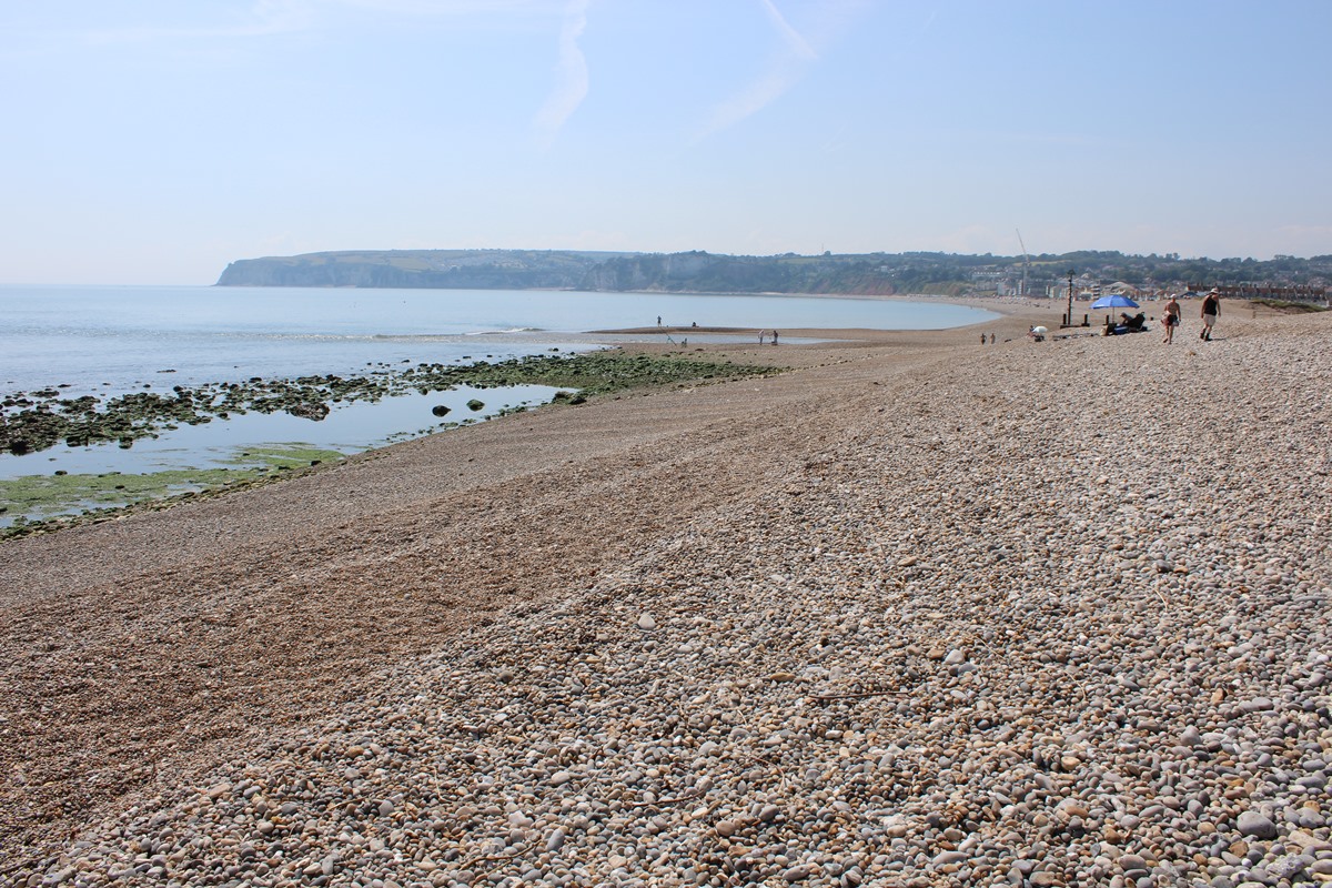 Towards the river Axe and Seaton