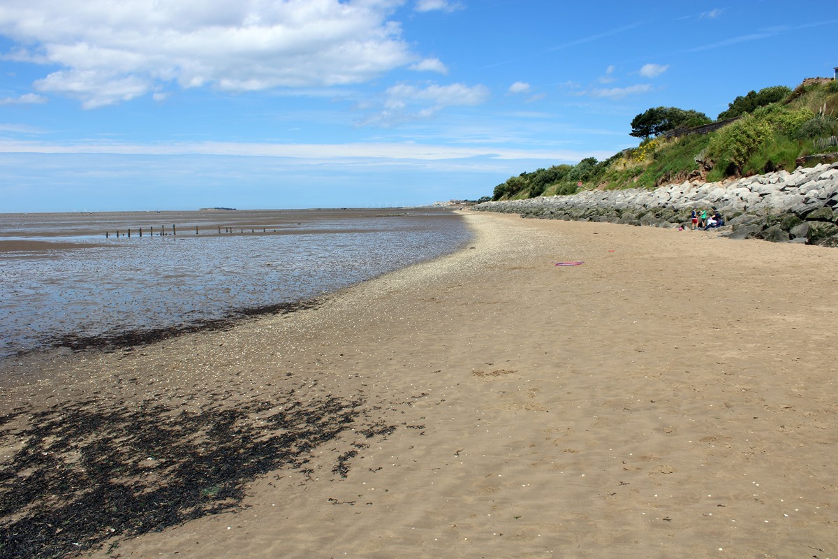 Beach level, looking north