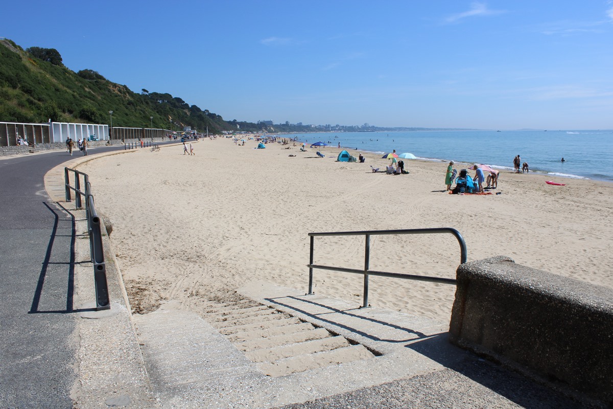 Beach level - looking east