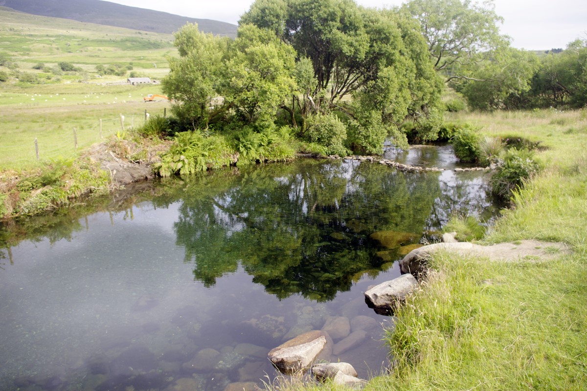 A refreshing pool on the Afon Dwyfor