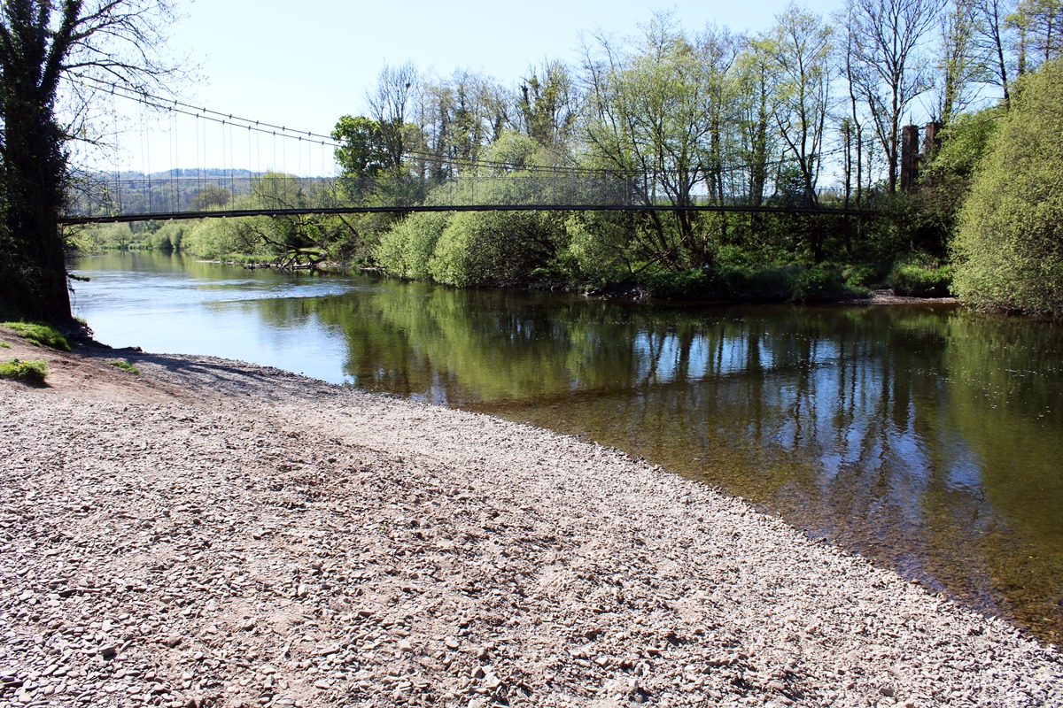 Looking towards the bridge