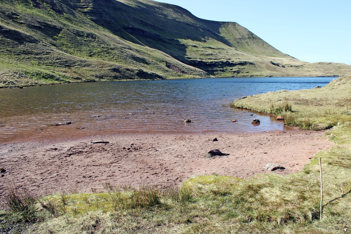 Beach area on the west side