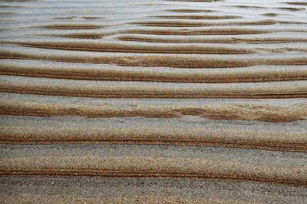 corrugated sand